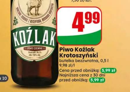 Piwo Koźlak Krotoszyński