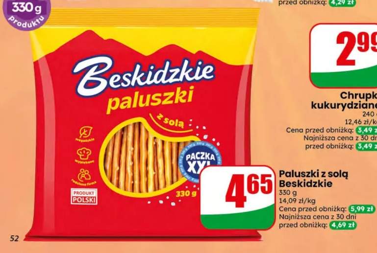 Paluszki z solą Beskidzkie