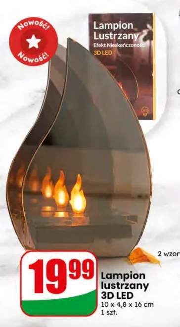 Lampion lustrzany 3D LED