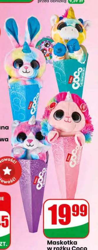 Maskotka w rożku Coco Cones