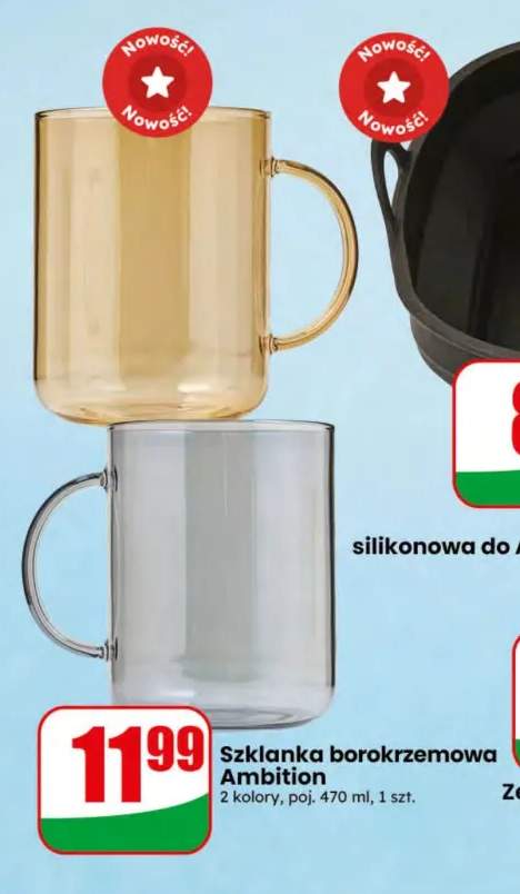 Szklanka borokrzemowa 470 ml Ambition