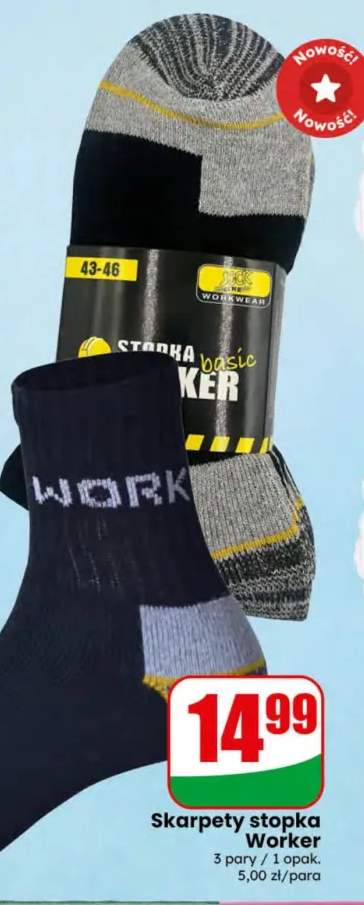 Skarpety stopka Worker 3 pary