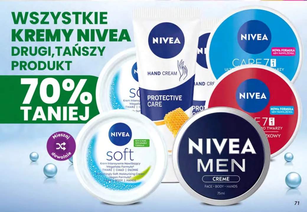 Kremy Nivea +5 wariantów