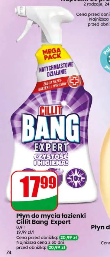 Płyn do mycia łazienki Cillit Bang Expert