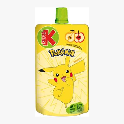 Mus jabłko gruszka Pokemon Kubuś 100g