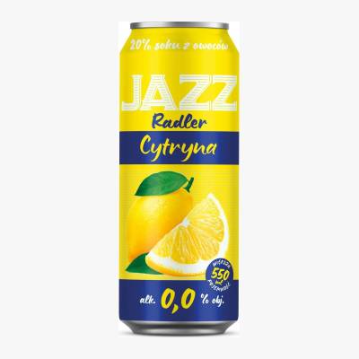 Napój bezalk. Jazz Radler cytryna 0,55l 0% puszka