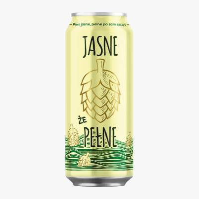 Piwo Jasne Że Pełne 0,5l 5% puszka