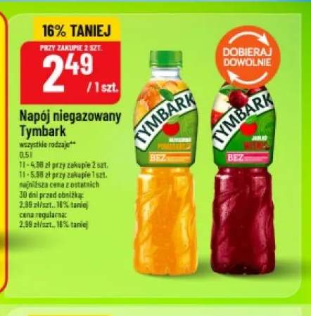napój niegazowany