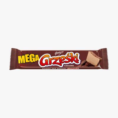 Wafel Grześki Mega kakaowy 34g