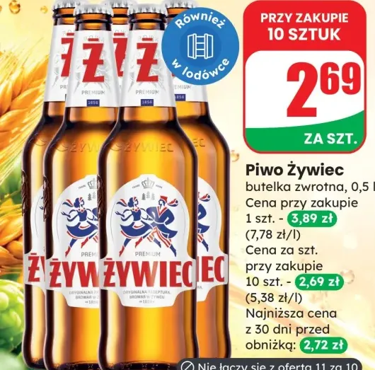 Piwo Żywiec 0,5l 5,5% but. zw.